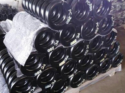 Large spring of mine elevator